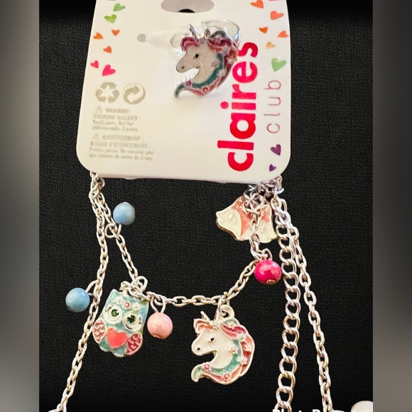 Claire’s NWT Unicorn Jewelry Set - Picture 2 of 9
